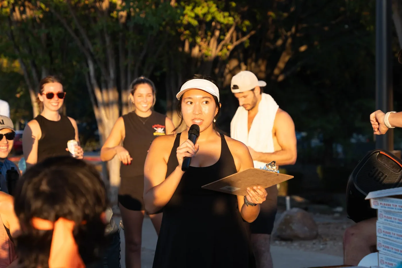 Sip 'n' Serve host and community moments